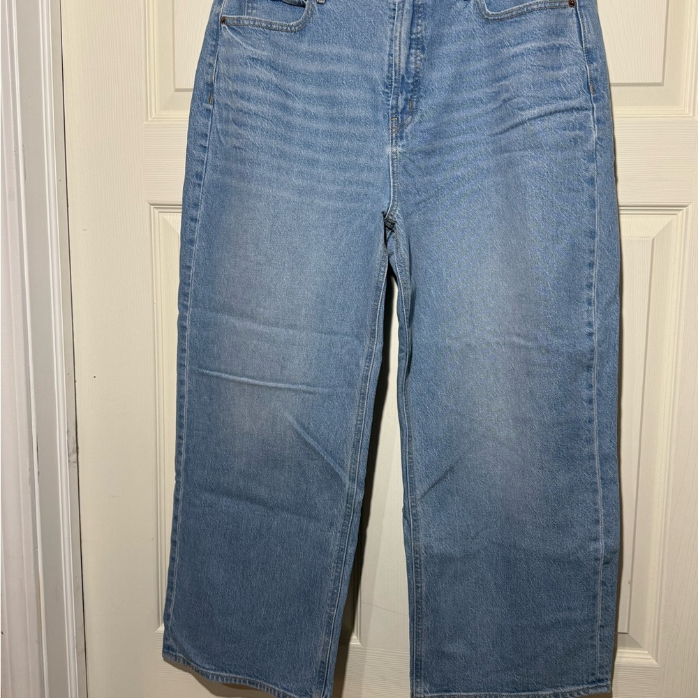 Old Navy Straight-Leg Women's Jeans - Light Blue Denim